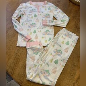 The Beaufort Bonnet Company Pastel Christmas Village pjs